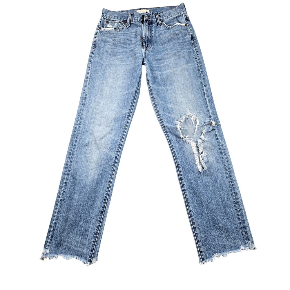 Madewell The Perfect Summer Jeans Womens 26 Light Wash Mid Rise Straight